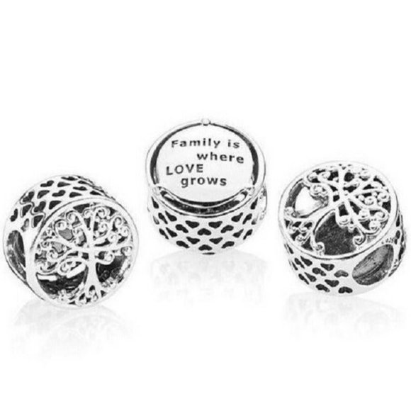 New Pandora Family Roots S925 ALE Pendant Charm Bead 797590 - Picture 3 of 4